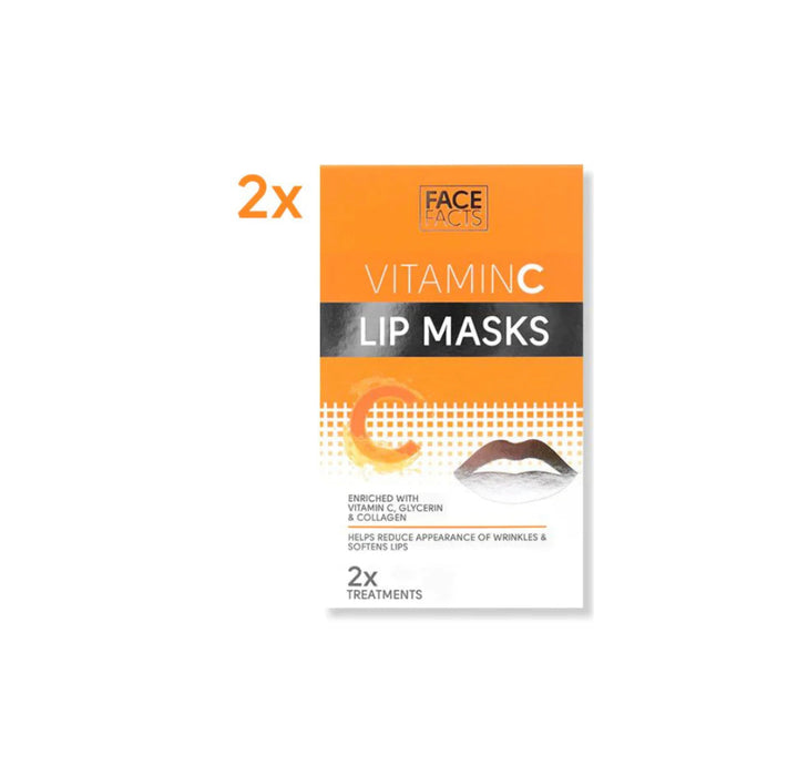 Face Facts Vitamin C Lip Masks - 2 Treatments