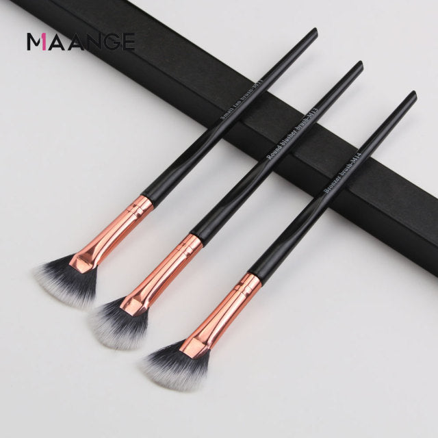 MAANGE Pro 3/5/12 Pcs Makeup Brushes Set Eyeshadow Eyeliner Eyelash Eyebrow Brush Beauty Make up Blending Tools Maquiagem - Allofbeauty